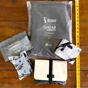 Qatar Airways Business ClassAmenity Kit w/ Diptyque Products & Pajamas (New)